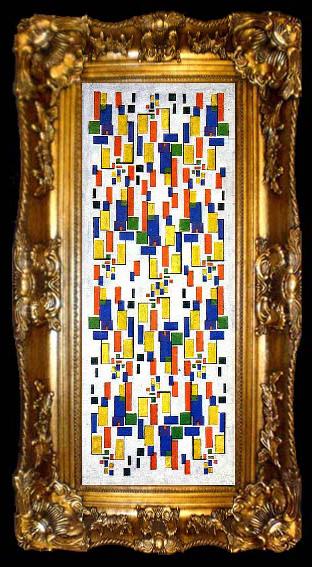 framed  Theo van Doesburg Colour design for a chimney, ta009-2